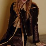 Chloe Brown Leather Jacket - Pre-Fall 2015