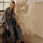 Chloe Grey Plaid Oversized Coat - Pre-Fall 2015