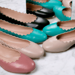 Chloe Lipstick/Pink Tea/Turquoise/Black Ballerina Flats