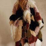 Chloe Patchwork Fur Oversized Coat - Pre-Fall 2015