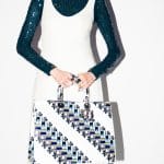Dior White Printed Diorissimo Tote Bag 2 - Pre-Fall 2015