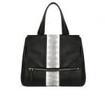 Givenchy Black Contrasted Watersnake Pandora Pure Medium Bag - Spring 2015