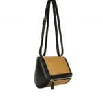 Givenchy Black Leather/Raffia Pandora Box Small Bag - Spring 2015