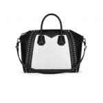 Givenchy Black/White Studded Antigona Bag - Spring 2015