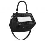 Givenchy Black/White Studded Pandora Medium Bag - Spring 2015