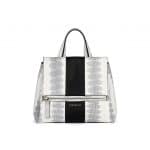 Givenchy White/Black Contrasted Watersnake Pandora Pure Small Bag - Spring 2015