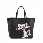 Karl Lagerfeld Black Monster Choupette Tote Bag