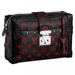 Louis Vuitton Black/Red Monogram Canvas Pettite Malle Souple GM Bag - Spring 2015