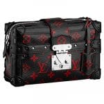 Louis Vuitton Black/Red Monogram Canvas Pettite Malle Souple MM Bag - Spring 2015