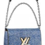 Louis Vuitton Blue Epi Denim Twist MM Bag - Spring 2015