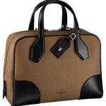 Louis Vuitton Brown/Black Canvas Dora Souple MM Bag - Spring 2015