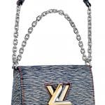 Louis Vuitton Dark Blue Epi Denim Twist Bag PM Bag - Spring 2015