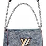Louis Vuitton Dark Blue Epi Denim Twist MM Bag - Spring 2015