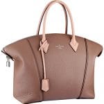 Louis Vuitton Light Brown/Pink Soft Lockit Tote Bag - Spring 2015