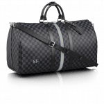Louis Vuitton Mon Damier Graphite Keepall Bandouliere 55 Bag