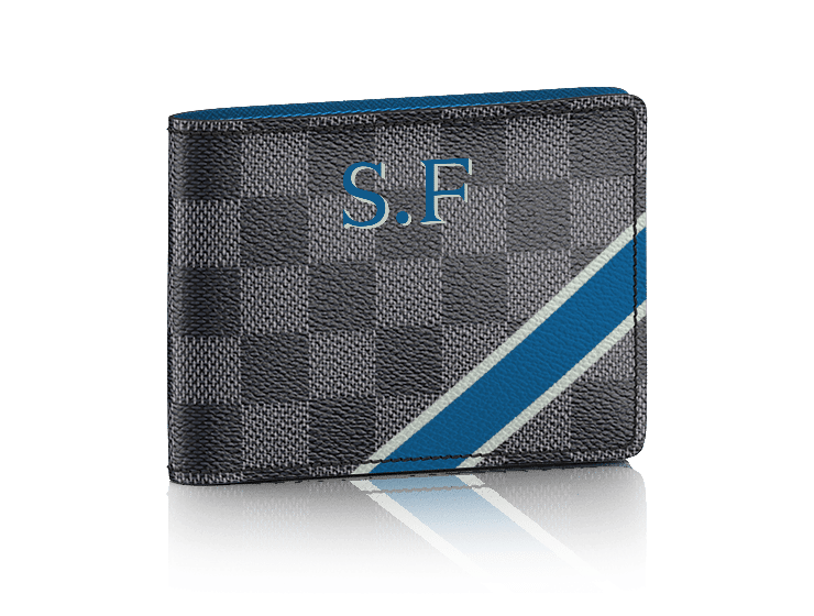 Portefeuille Multiple Mon Monogram, Personalisation