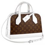 Louis Vuitton White Monogram Canvas Dora PM Bag - Spring 2015