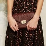 Mulberry Oxblood Ostrich Delphi Bag 4 - Pre-Fall 2015