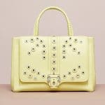 Paula Cademartori Citron Studded Dahlia Bag - Cruise 2015