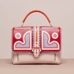 Paula Cademartori Nude/Fuchsia/Orange/Purple Grey Faye Bag - Cruise 2015