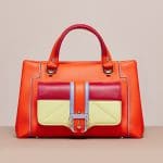 Paula Cademartori Orange/Citron/Fuchsia/Purple Grey Petite Lisa Bag - Cruise 2015