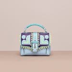 Paula Cademartori Powder Blue/Violet/Venice Sky/Citron Dun Dun Bag - Cruise 2015