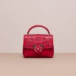 Paula Cademartori Red Studded Dun Dun Bag - Cruise 2015