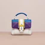 Paula Cademartori White/Violet/Blue/Light Mustard Dun Dun Bag - Cruise 2015