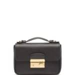 Prada Black Saffiano Mini Crossbody Clutch Bag