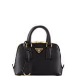 Prada Black Saffiano Mini Promenade Bag