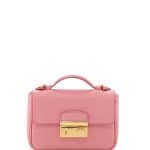 Prada Fuchsia Saffiano Mini Crossbody Clutch Bag