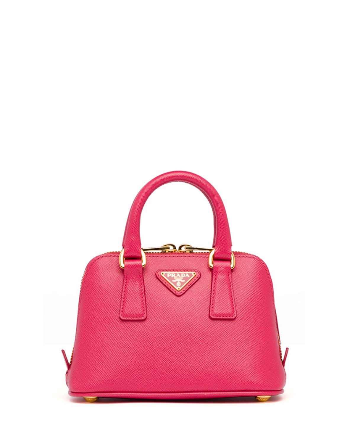 Mini Saffiano Promenade Bag Red (Fuoco)