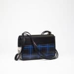 Proenza Schouler Black/Blue/Silver Soft Calfskin/Python/Window Pane Calf Z Crossbody Bag