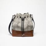 Proenza Schouler Black/White/Tan Bucket Bag