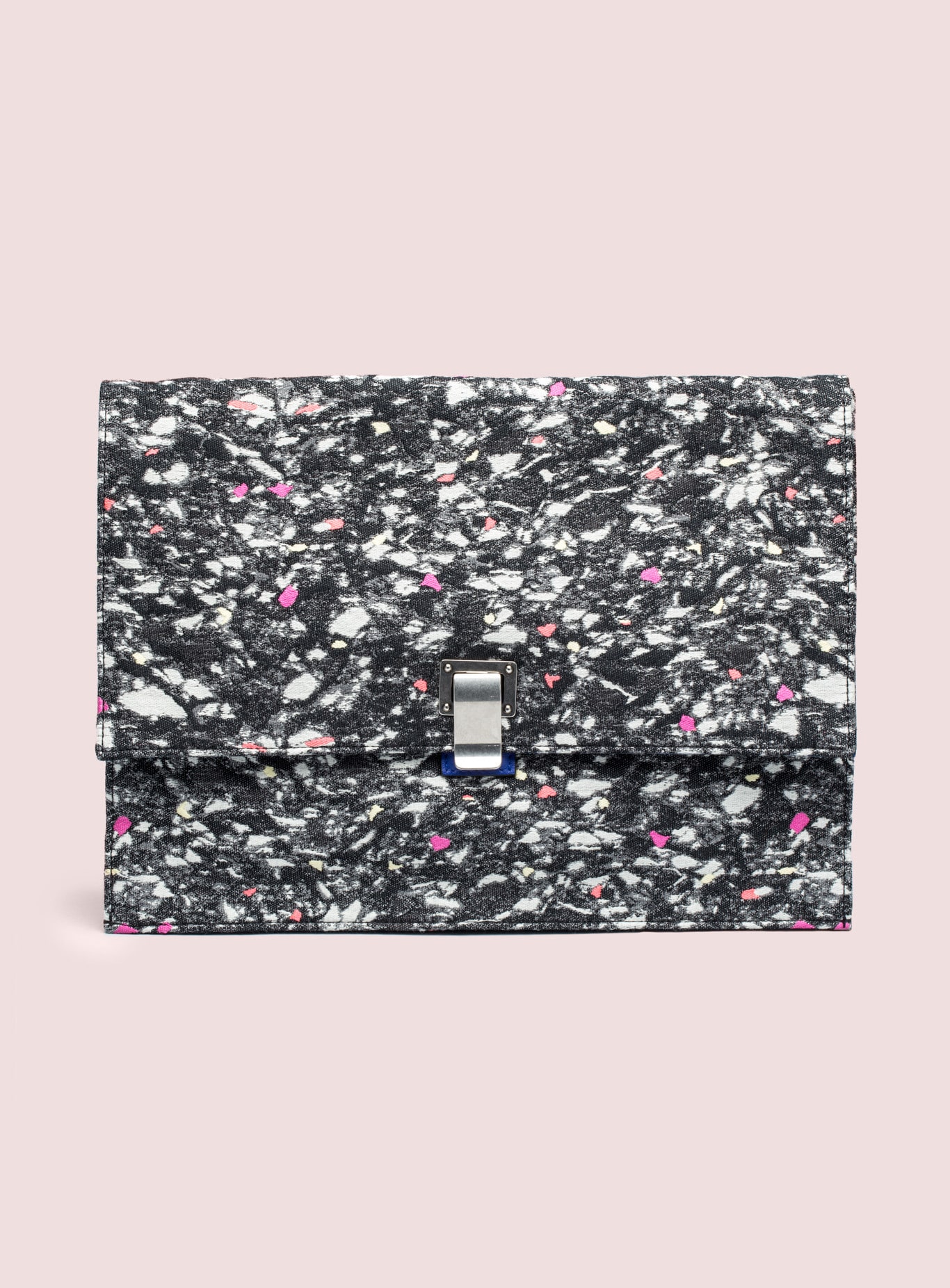 Proenza Schouler Charcoal Multicolor Large Lunch Bag