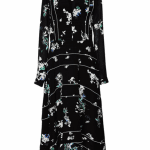 Proenza Schouler Printed Georgette A-Line Pleated Dress