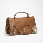 Proenza Schouler Tan PS1 Medium Fringe Bag