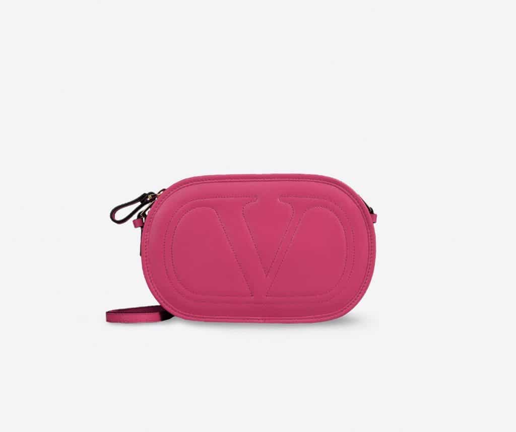 Valentino Pink Logo-Go Crossbody Bag