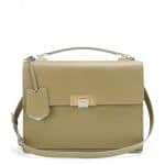 Balenciaga Vert Khaki Le Dix Cartable S Bag