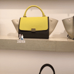 Celine Neon Yellow Mini Trapeze Bag