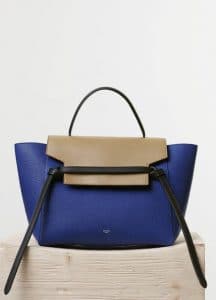 Celine Indigo/Black/Beige Mini Belt Bag