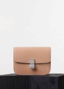 Celine Nude Classic Box Medium Bag