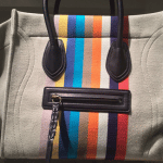 Celine Striped Canvas Mini Luggage Bag - Spring 2015