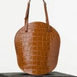 Celine Tan Crocodile Curved Shoulder Bag