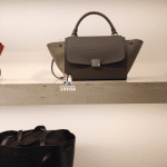 Celine Taupe Calfskin/Suede Trapeze Mini Bag - Spring 2015