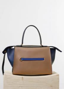Celine Taupe/Black/Blue Small Ring Bag