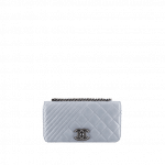 Chanel Grey Coco Boy Flap Mini Bag - Spring 2015 Act 1