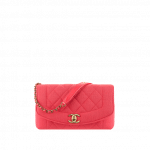 Chanel Pink Jersey Vintage Chic Flap Small Bag - Spring 2015 Act 1