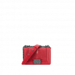 Chanel Red Galuchat Boy Flap Mini Bag - Spring 2015 Act 1