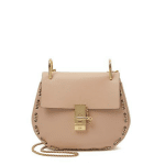 Chloe Blush Chain Trim Drew Mini Bag